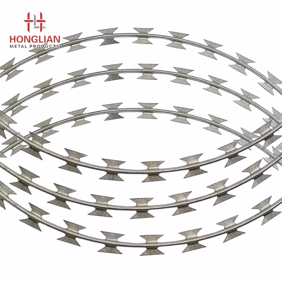 Galvanized Razor Barbed Wire Concertian Razor Wire Coil Razor Wire
