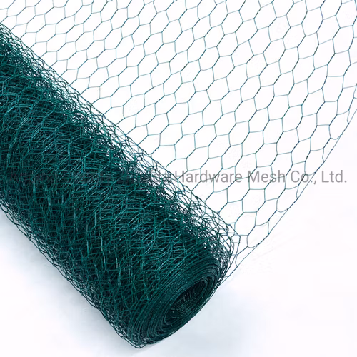 Amazon Ebay′s Choice PVC Coated or Galvanized Hexagonal Chicken Wire Mesh for Poultry (HWM)