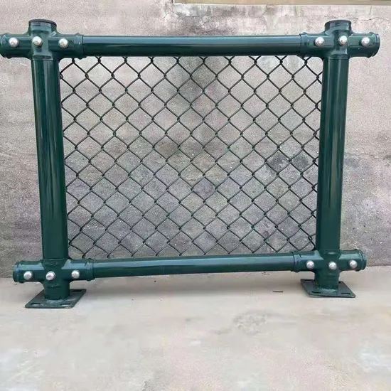 ASTM F668 Standard 6 Feet High Kxb Ends 2 Inch Hole Size Chain Link Fence
