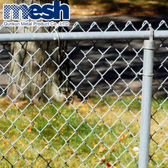 9 Gauge 5*5cm 6 Feet Galvanized Diamond Mesh Wire Chain Link Fence for Farm Fence